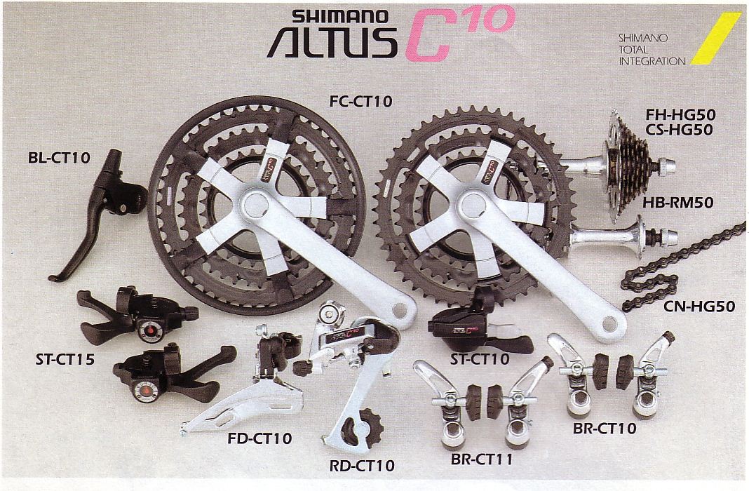 Cambio shimano online altus c10